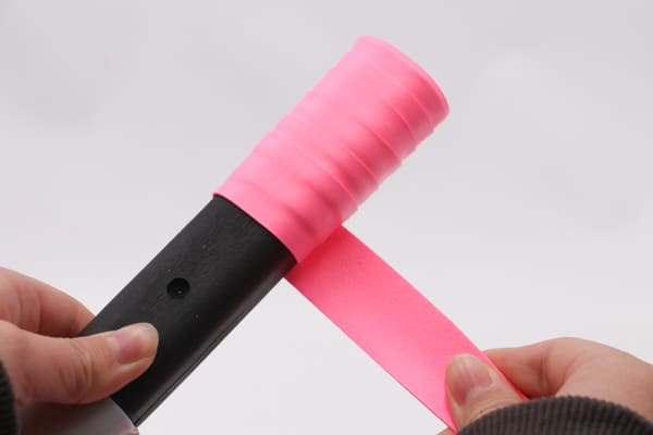 Tighten the wrapping tape when wrapping to keep it from getting loose