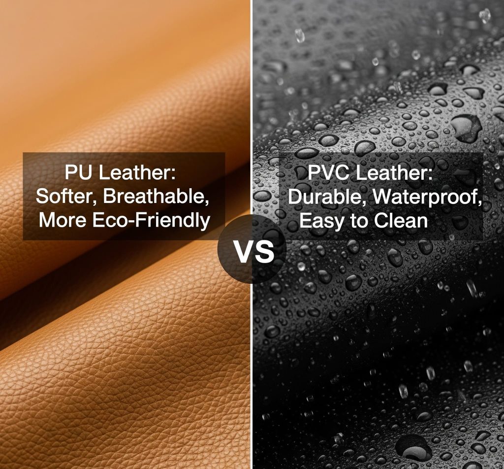 Quel est le meilleur : le PVC ou le cuir PU ?