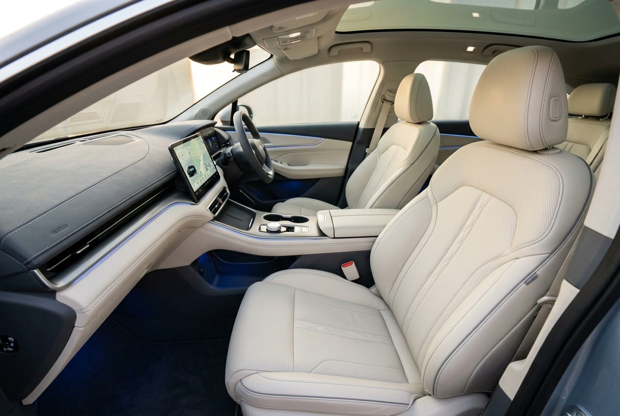 Automotive PU leather upholstery for electric vehicle interior