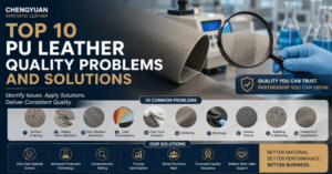 Top 10 PU leather quality problems and solutions for B2B buyers