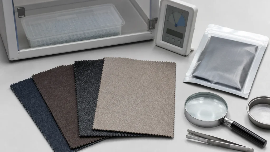mold resistant synthetic leather testing
