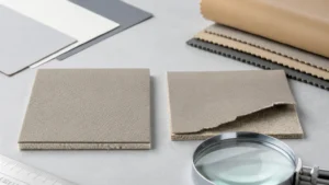 does PU leather peel material comparison